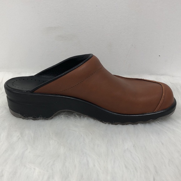 Sanita Danish Mule Brown Leather Clog Made in Poland Size 41 Size 10 - Picture 6 of 9
